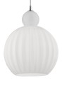 Lampa wisząca AVILES biała / chrom