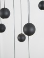 Lampa wisząca ECIJA Disc czarna