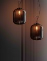 Lampa wisząca URENA dymione szkło
