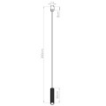Lampa wisząca IVAR 1 zielony oliwkowy LED