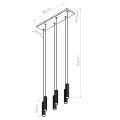 Lampa wisząca IVAR 6 biała LED