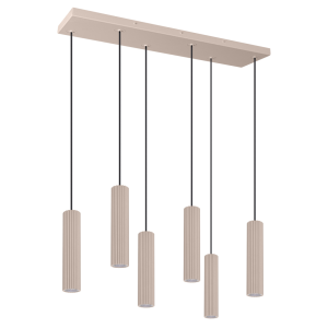 Lampa wisząca IVAR 6 taupe LED