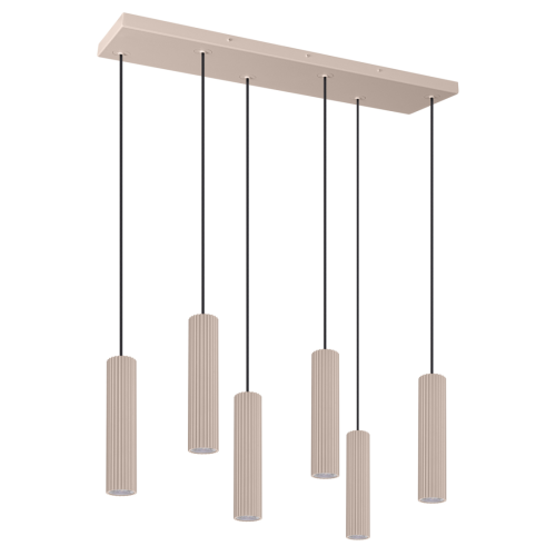 Lampa wisząca IVAR 6 taupe LED