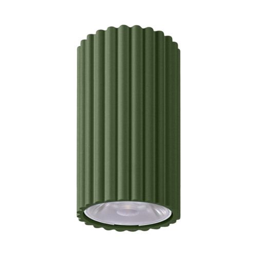 Lampa sufitowa IVAR zielony oliwkowy spot LED