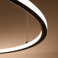 Lampa wisząca Ring RISA Ring 90 czarny