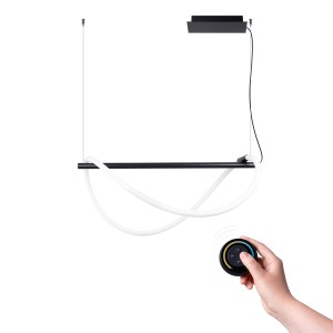 Lampa wisząca GALAKSE 84 czarna 2700 - 6500 K