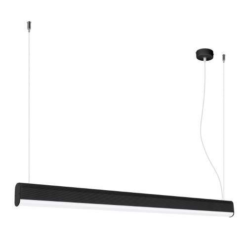 Lampa wisząca FARGE 120 czarna 