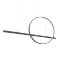 Geometryczna lampa wisząca GLAD czarna 120