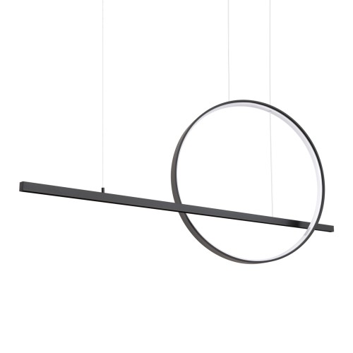 Geometryczna lampa wisząca GLAD czarna 120