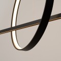 Geometryczna lampa wisząca GLAD czarna 120