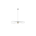 Lampa wisząca ESKOLA 110 czarna