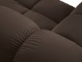 Modułowy narożnik 4-osobowy Bellis brązowy mocca L/P