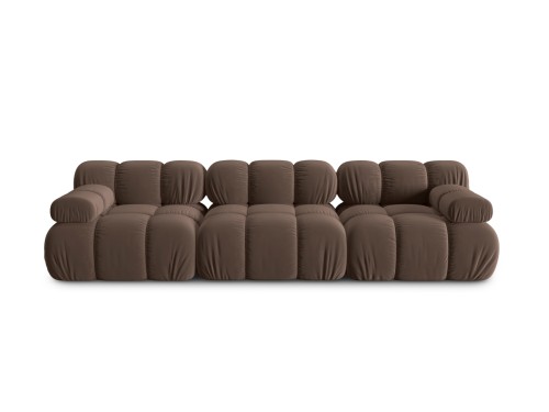 Sofa  modułowa 3-osobowa Bellis brązowa mocca