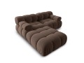Narożna sofa modułowa 3-osobowa Bellis brązowa mocca 