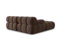 Narożna sofa modułowa 3-osobowa Bellis brązowa mocca 