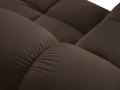 Narożna sofa modułowa 3-osobowa Bellis brązowa mocca 