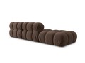 Sofa modułowa 3-osobowa Bellis brązowa mocca P/L