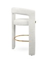 Krzesło barowe LOGAN białe MaMaison