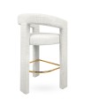 Krzesło barowe LOGAN białe MaMaison