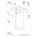 Lampa wisząca JORUN 120 biała 