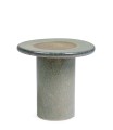 Ceramiczny stolik kawowy Baraki stonowana zieleń H35,5