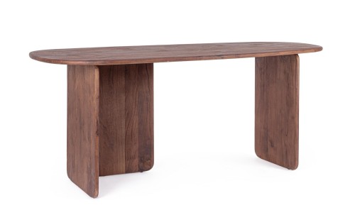 Eleganckie biurko z drewna akacji Nayana