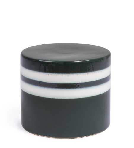 Ceramiczny stolik kawowy vintage Zalemo zielony H34