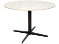 Stół Marmur Czarne Nogi