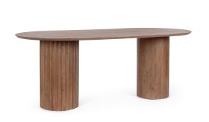 Stół jadalniany Orissa z drewna Mango brąz