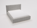 Łóżko tapicerowane z pojemnikiem Amore jasnoszare