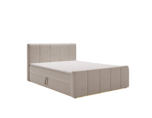 Łóżko kontynentalne Lupo beżowe