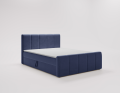 Łóżko kontynentalne Lupo granatowe