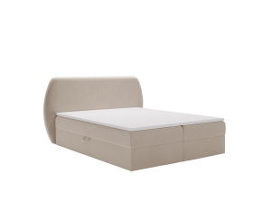 Łóżko kontynentalne Yoko beżowe