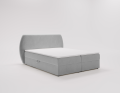 Łóżko kontynentalne Yoko jasnoszare