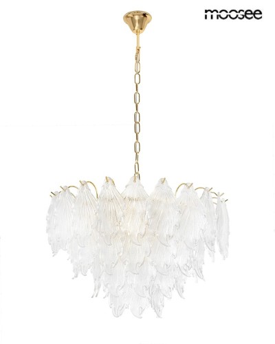 Szklana lampa wisząca MOOSEE SCARLETT 60 - złota