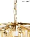Nowoczesna lampa wisząca MOOSEE LUMA 60 - złoto i kryształy