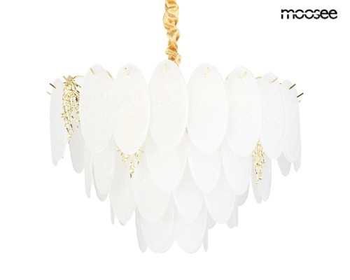 Złota lampa wisząca MOOSEE CLARA 80 