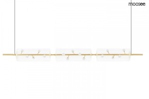 Unikatowa lampa wisząca w złotym kolorze MOOSEE CLARA