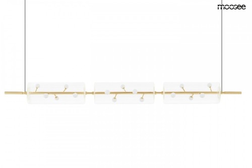 Unikatowa lampa wisząca w złotym kolorze MOOSEE CLARA