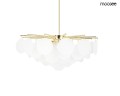 Nowoczesna złota lampa wisząca MOOSEE SUONO 80