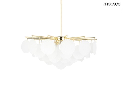 Nowoczesna lampa wisząca SUONO 60 w złotym kolorze