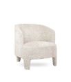 Fotel w beżowej tkaninie MaMaison OSCAR