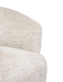 Fotel w beżowej tkaninie MaMaison OSCAR