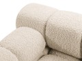 Moduł sofy Bellis z podłokietnikiem jasny beżowy boucle