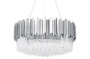 Srebrna lampa wisząca Imperial Silver 80