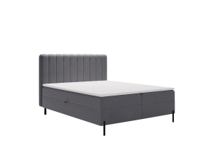 Łóżko kontynentalne Cozy szare