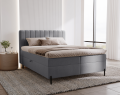Łóżko kontynentalne Cozy szare