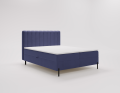 Łóżko kontynentalne Cozy granatowe