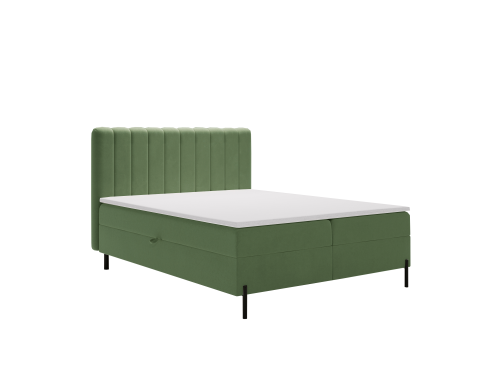 Łóżko kontynentalne Cozy oliwkowe