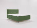 Łóżko kontynentalne Cozy oliwkowe
